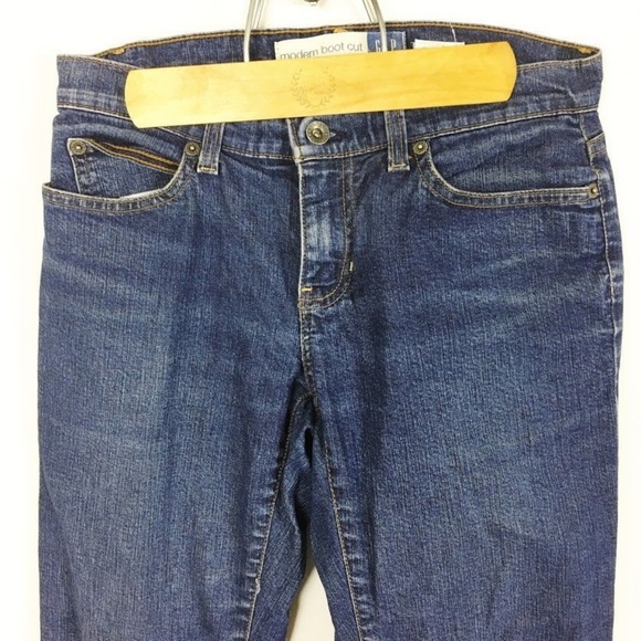 Gap (Z1-09) Modern Bootcut Women's Sz 2 Blue Jeans - Picture 2 of 7